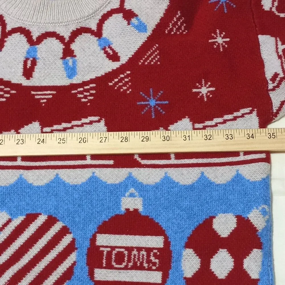 TOMS for Target 2-Headed Wool Ugly Christmas Holiday Sweater One‎ Size